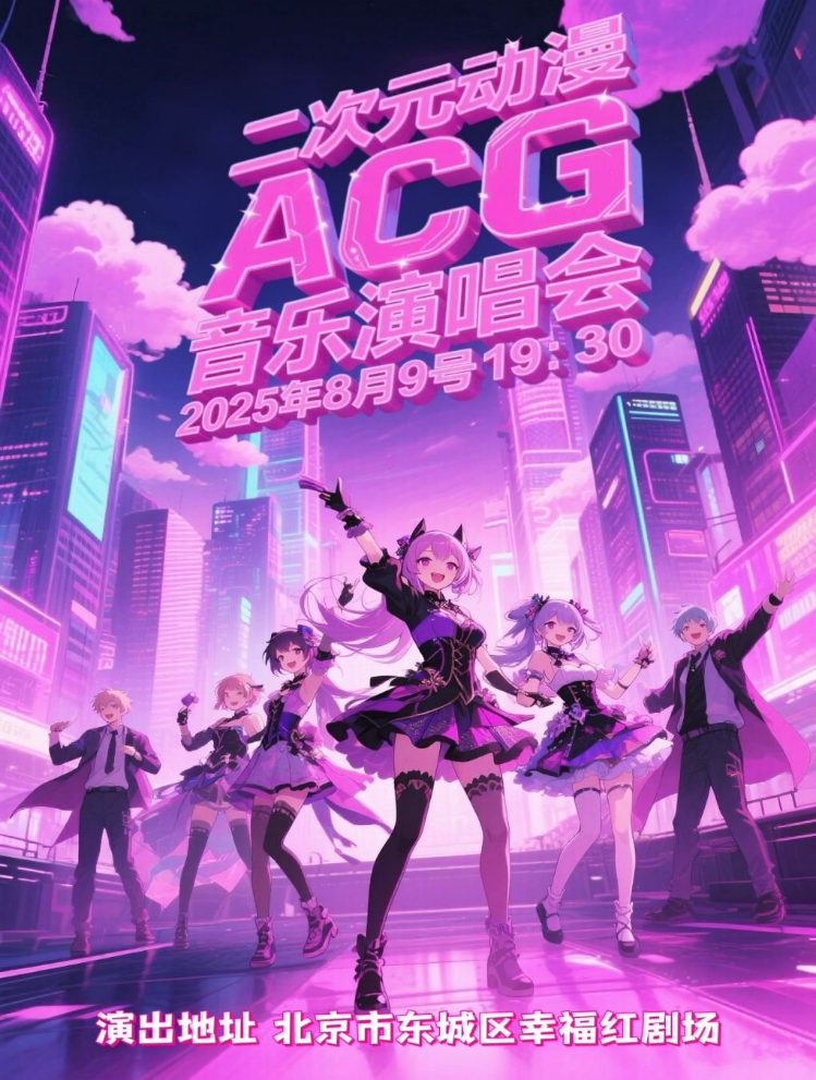 2025北京二次元动漫acg音乐演唱会门票如何购买?(附购票入口+阵容)